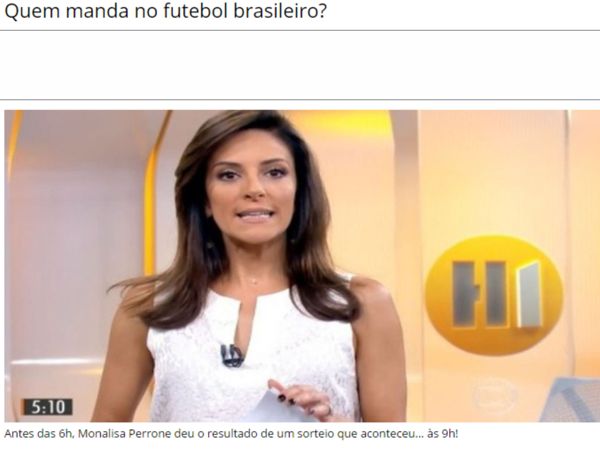 ATENÇÃO TORCIDA DO #ATLÉTICO: Globo anuncia resultado antes de “sorteio” da CBF